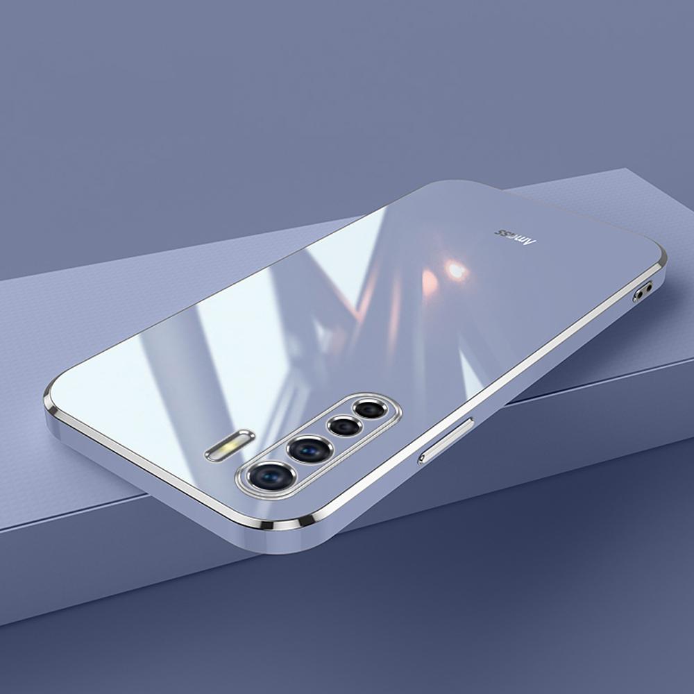 Для OPPO A91 чехол Роскошный квадратный чехол для телефона oppo Reno3 CPH2043 CPH2001 CPH2021 чехол Противоударный силиконовый чехол-накладка Fundas