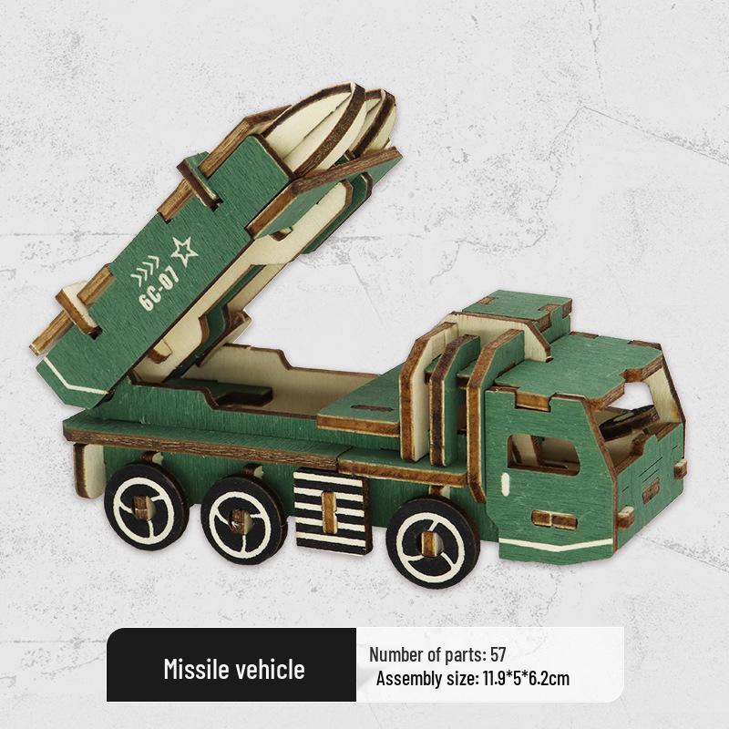 3D Деревянный Пазл Колесо Обозрения - Развивающий DIY Подарок для Детей