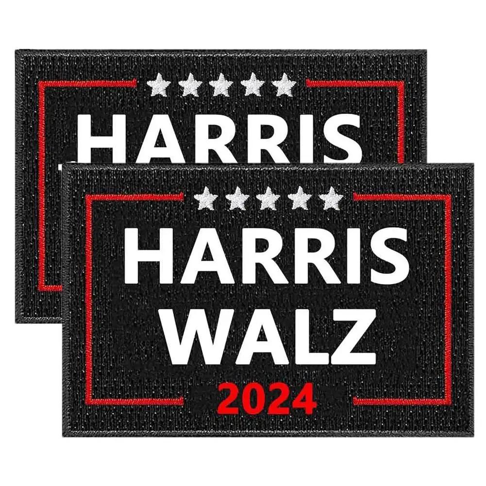 Наклейки Harris Walz 2024, 2 шт. Поддержка Камала Харрис Наклейки на бампер Walz Decal Tim Президентский винил 2024 года Предвыборная кампания автомобиля G2R3