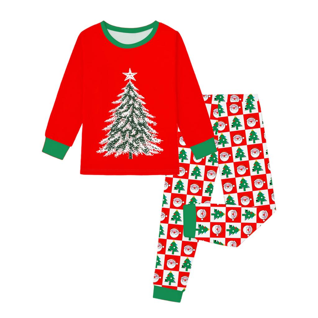 Children's Fashion Suit Skirt Round Neck Long Sleeve Top Pants