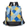 Contrast Color Backpack Women Large Capacity Travel Backpack