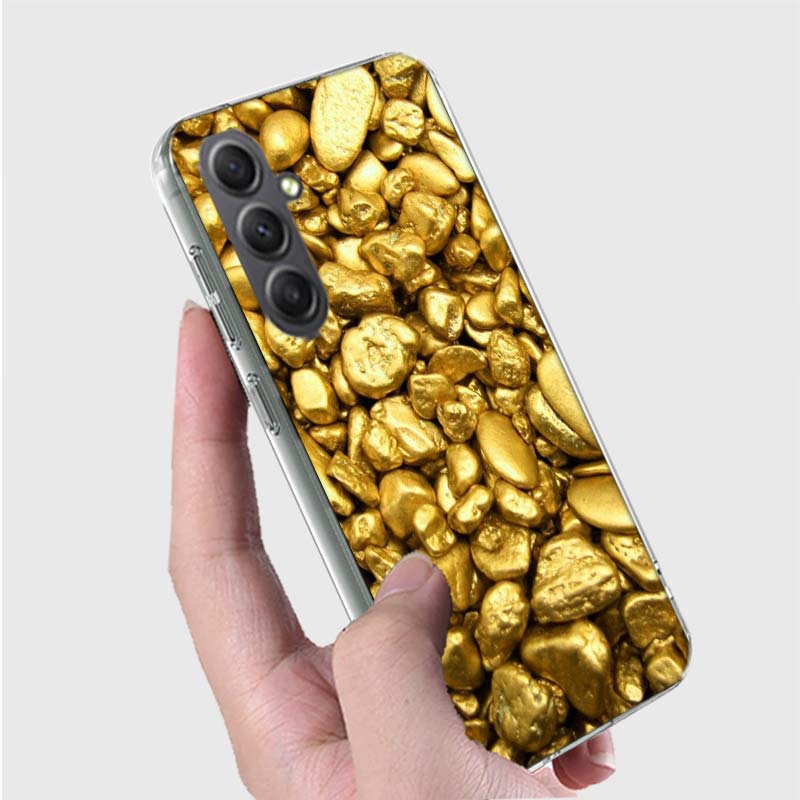 Gold Bar Wealth and Finance Phone Case for Samsung A16 A26 A36 A56 A17 A37 A57 A07 A06 A02S A03 A04S A05S Galaxy Note 20 10 A50S
