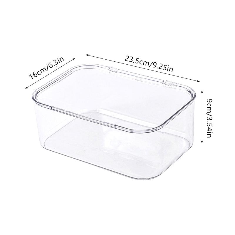 Прозрачный настольный органайзер, настольный ящик для хранения, органайзер для косметики, органайзер для документов, хранилище для закусок, канцелярские принадлежности, бытовая техника