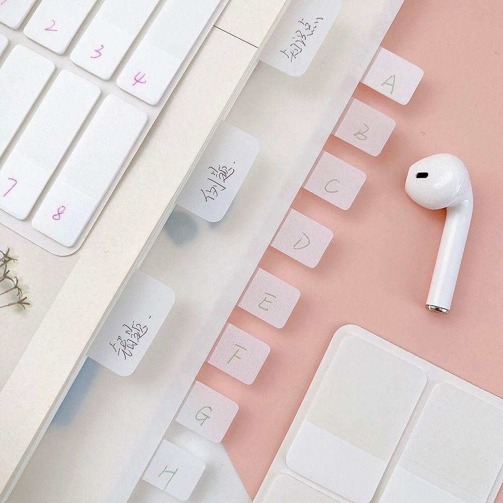 40/80/160 шт. прозрачные индексные наклейки, матовые классификационные наклейки, этикетки, наклейки для студентов