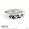 Snoopy PEANUTS Silver Sizes 7 to [White Clover] Ring, 925, Smoked, 21, PNT-R001SV