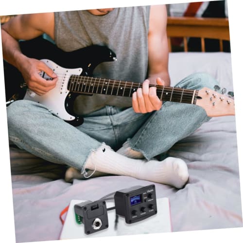 Abaodam Select Ukulele Display Show Ukulele Pickup Uke Piezo Pickup Piezo Transducer Guitar Piezo Pickup Plastic Black