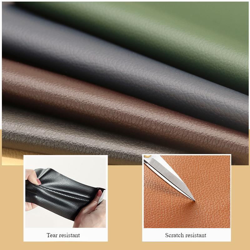 Self-adhesive PU Leather Sofa Furniture DIY Repair Patch Car Interior Motorcycle Sticker Leather Patch Fabric