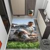 Cr7: Goat Celebration Carpet Perfect for Dormitory Playrooms Kitchen Game Room Anti-slip Rug Office home decor