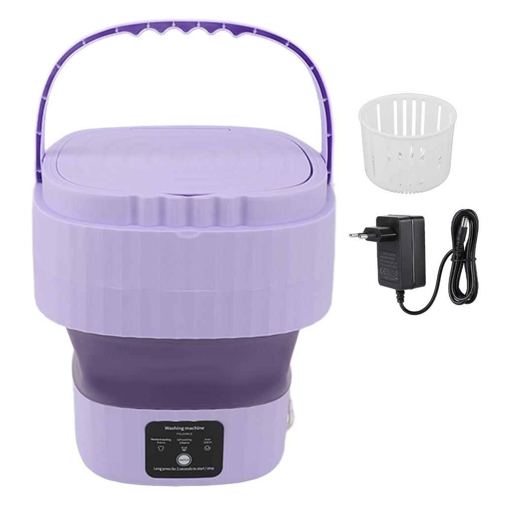 Portable Washing Machine 9L 10W Foldable Bucket Washer Low Noise Mini Washer 100?240V for Underwear