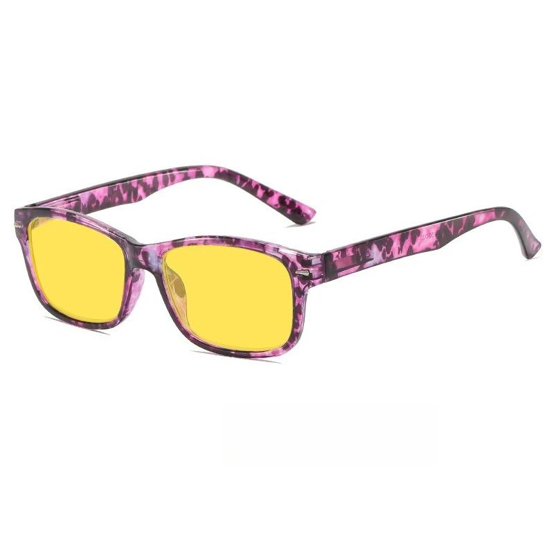 Новые Модные Квадратные Очки для Женщин, Плоские, Легкие, для Ночного Видения, Ультралегкие, Нейтральные, HD, с Защитой от УФ-излучения UV400, Солнцезащитные Очки