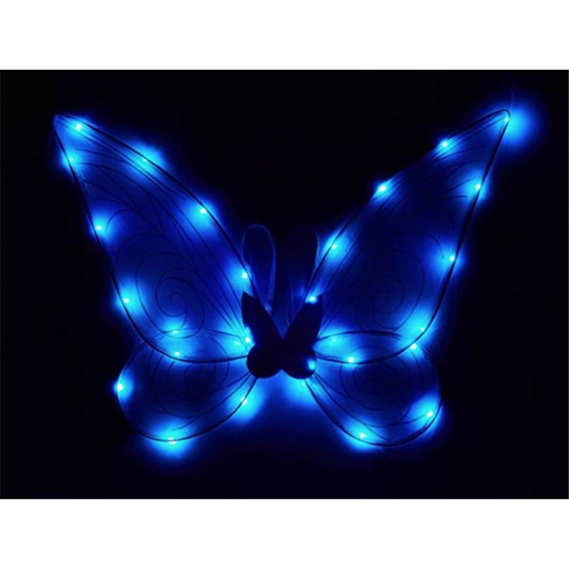 Большие Красочные Крылья Бабочки Феи Складные Крылья Ангела Реквизит Для Детского Фестивального Выступления Сценические Костюмные Аксессуары