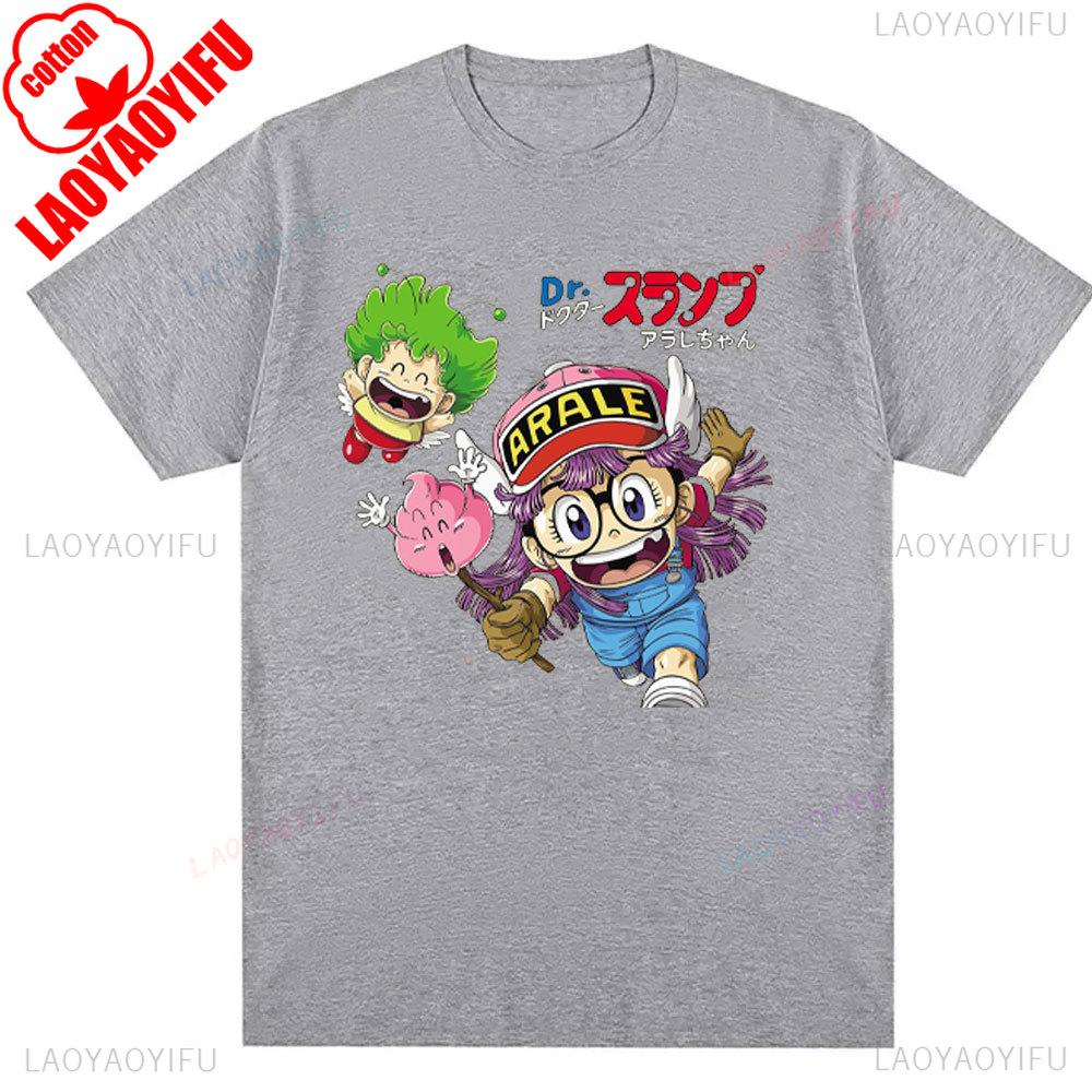 Anime DrSlump Y2k Shirts Sunmmer T Shirt Arale Designer Harajuku Graphic Clothing Female Casual Tee Cotton Tops Kawaii Clothes