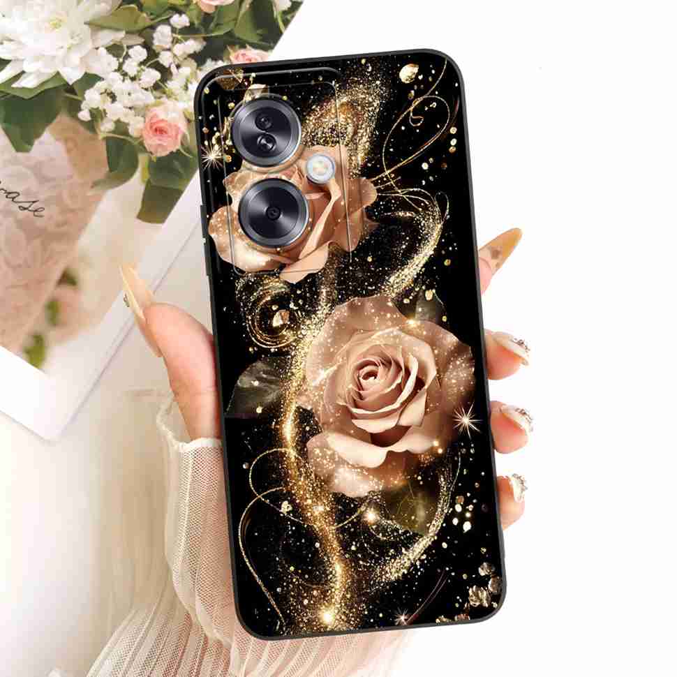 Модный чехол-раскраска для Oppo A79 5G, силиконовая задняя крышка с рисунком цветов для Oppo A79 CPH2553 CPH2557, противоударные чехлы для телефона Fundas