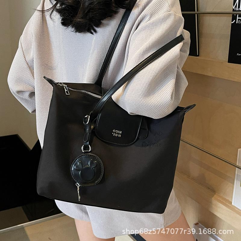 Trendy Women's Bag 2025 New Fashion Commuter Tote Bag Casual Large Capacity Handbag Shoulder Bag Nylon Bag