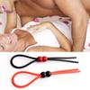 Penis Cord Rope Universal Novelty Delay Ejaculation Lock Ring Buckle Silicone