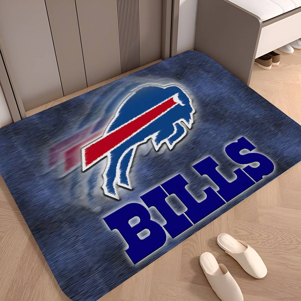 Cool B-Buffalo-B-BillS Bathroom Mat Anti-slip Absorb Water Long Strip Cushion Bedroon Mat Welcome Doormat