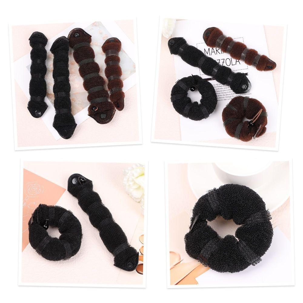 Durable Donut Bun Maker Hairstyle Meatball head hair maker Fashion Foam Sponge Bun Shaper Girls