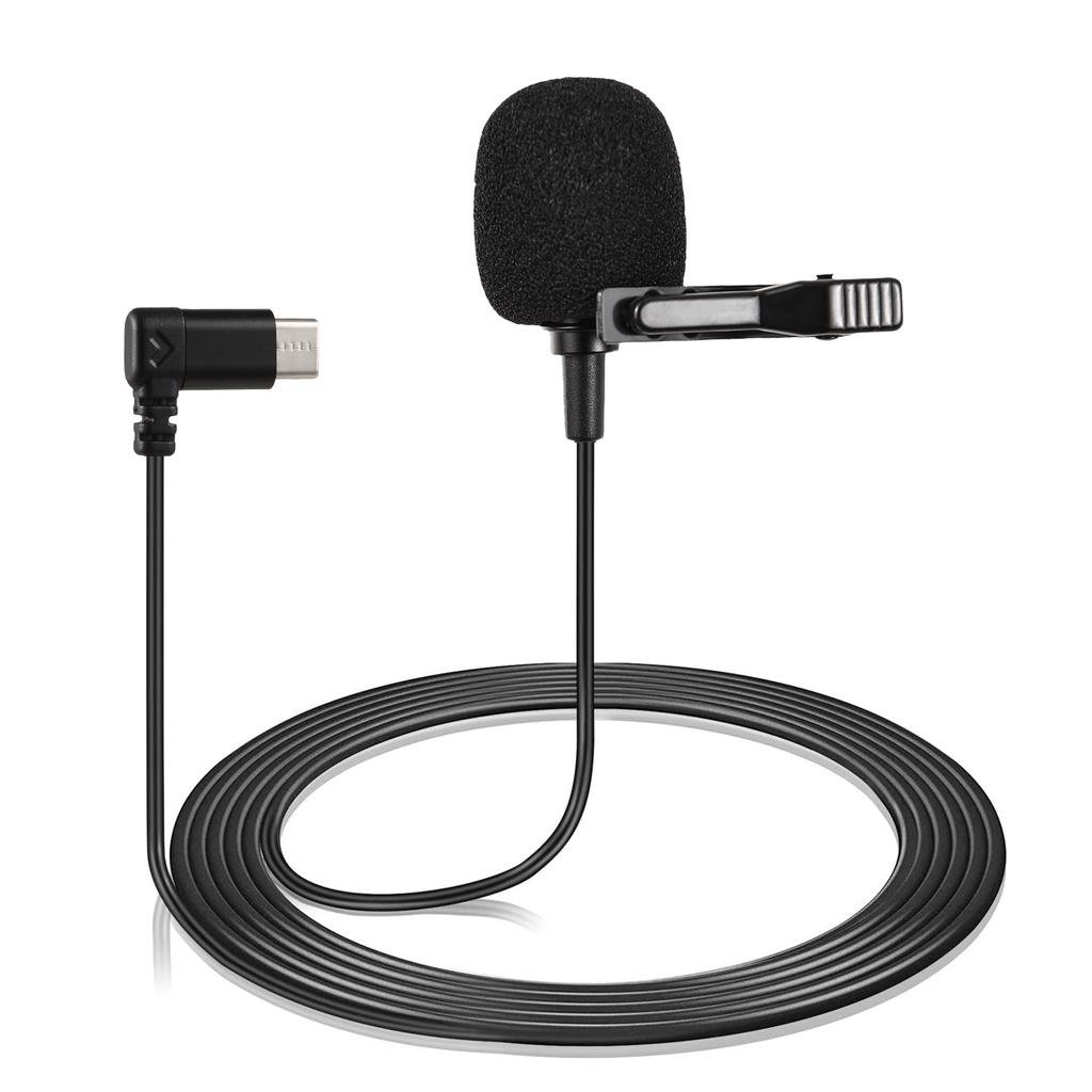 SJCAM Sports Camera Clip-on Microphone Lapel Mic Plug-and Play 360 Degrees Omnidirectional Pickup Noise