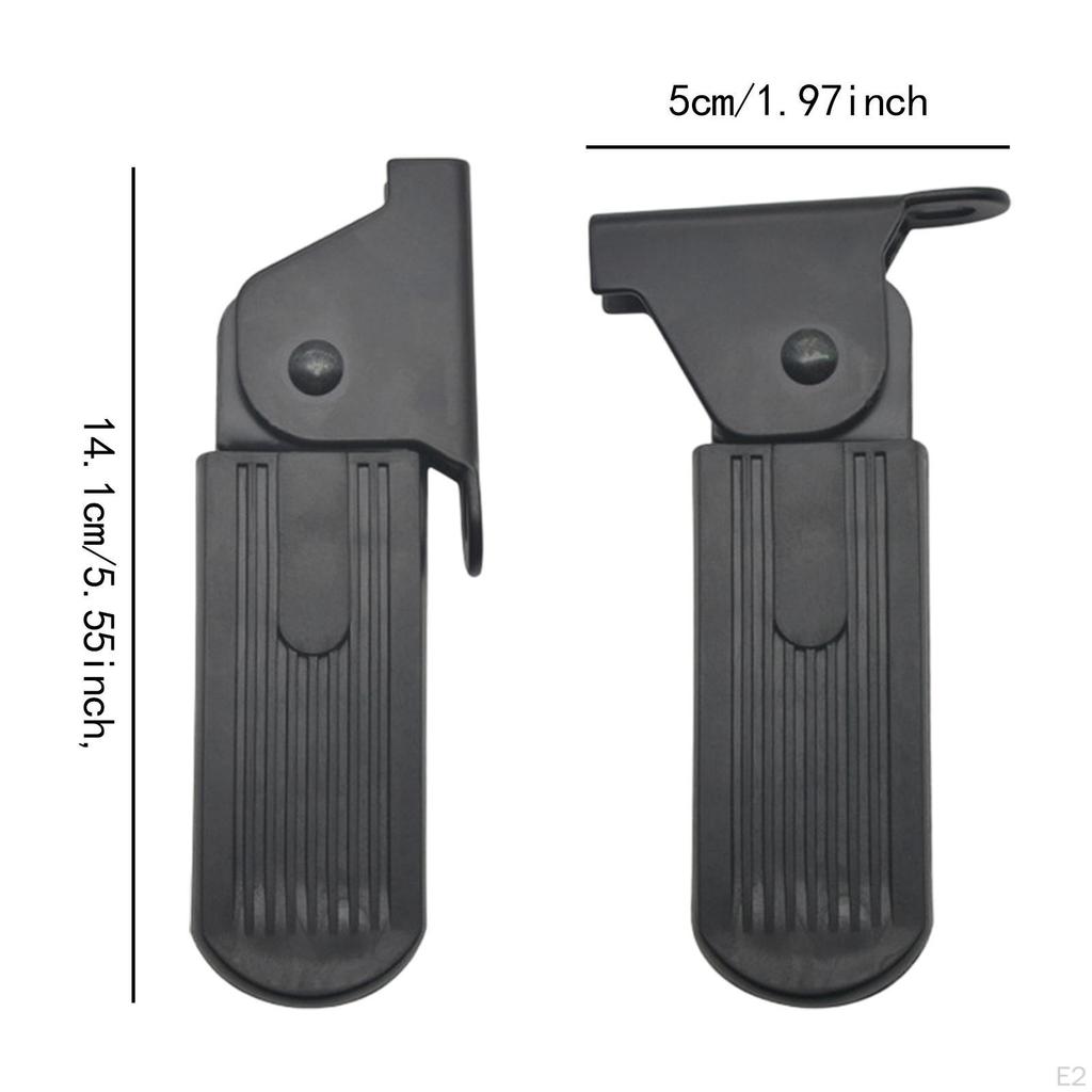 Складные передние педали для электровелосипедов, нейлоновые запасные части, 1 пара