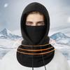 Теплая ветрозащитная шапка, маска для лица из полярного флиса, зимняя лыжная маска для мужчин и женщин, подходит для езды на велосипеде на открытом воздухе в холодную погоду, защита шеи