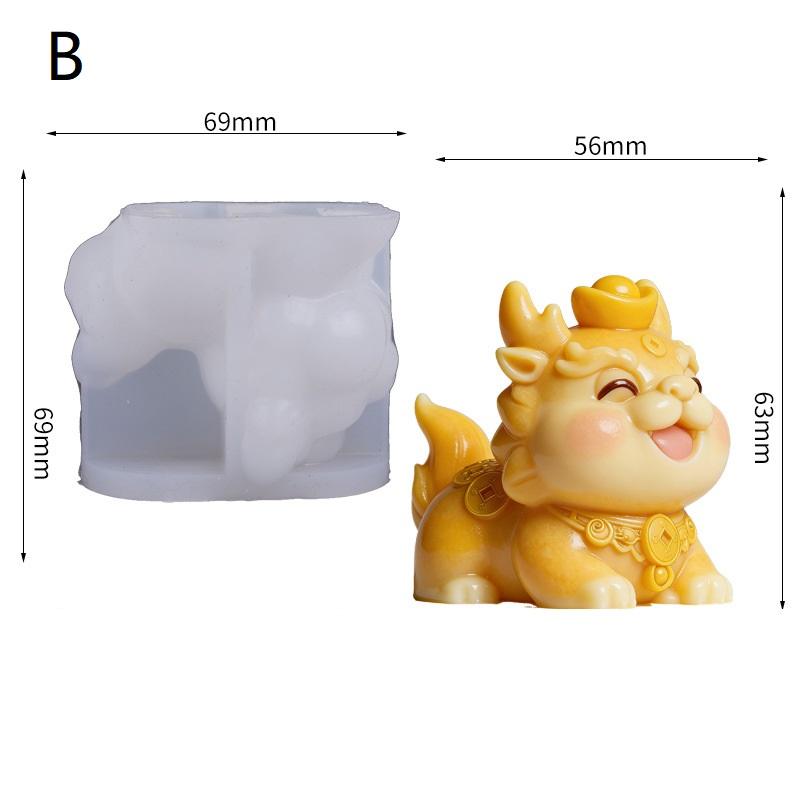 3D Силиконовая Форма Лошадь Храбрые Войска Рыба Diy Ледяная Скульптура Помадка Конфеты Шоколад Форма Гипс Смола Формы Торт Декор Инструменты