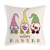 Чехол для подушки «Счастливая Пасха» с принтом кролика и яиц, чехол с кроликом, домашний декоративный чехол
