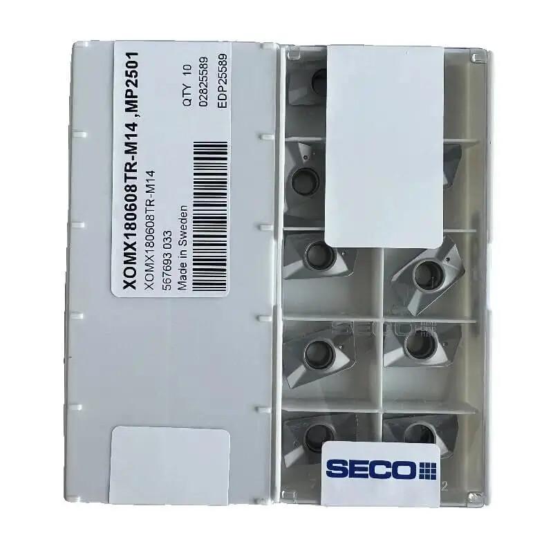 Seco / XOMX180608TR-M14 MP2501 / Оригинальное подлинное лезвие из сплава с ЧПУ 10 шт.