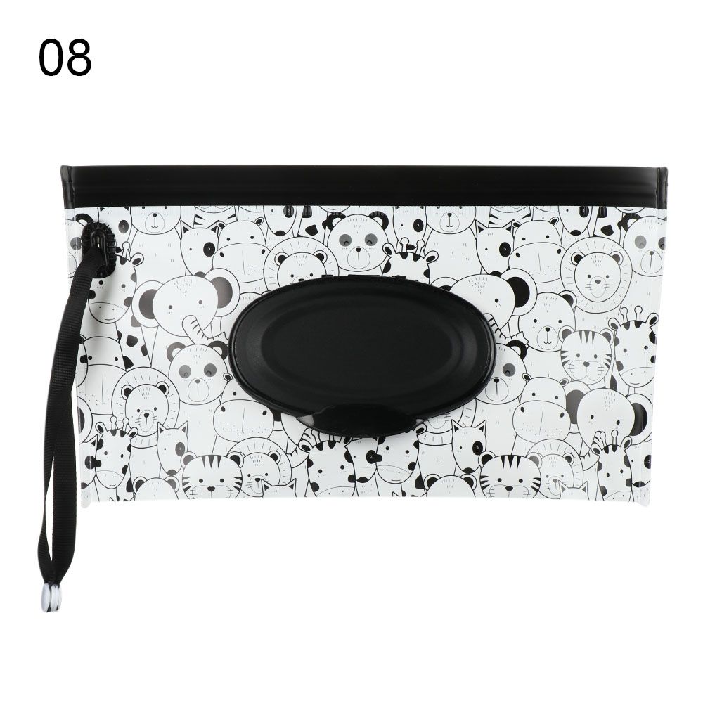 Чехол Портативный детский товар на застежке-ремешке Косметичка Сумка для влажных салфеток Аксессуары для коляски Коробка для салфеток