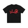 Blur Band Rock Vintage Street Half Sleeve T-Shirt American Loose Crew Neck Men's and Women's Cotton Short Sleeves