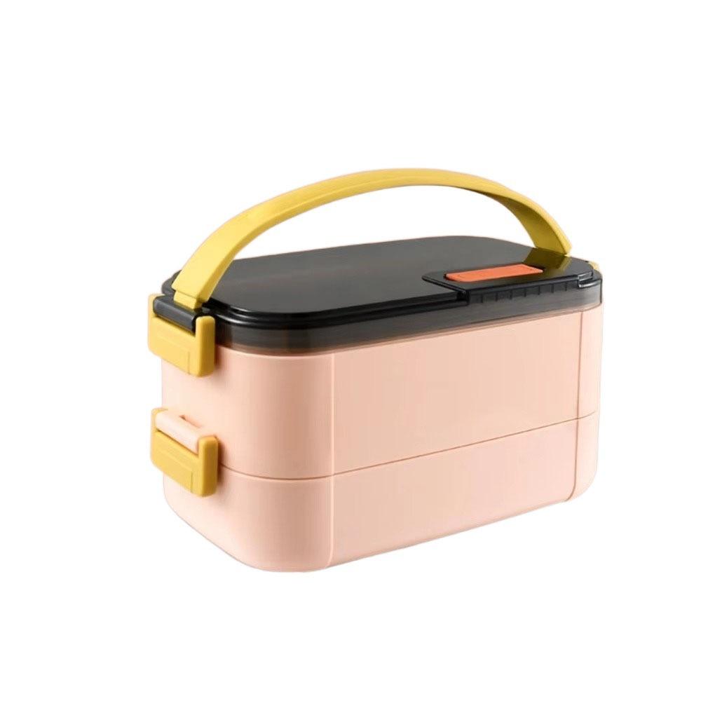 Stainless Steel Portable Insulated Lunch Box Sealed Design Food Snacks Box  School