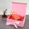 2pcs,26*19*8cm,10.24*7.5*3.15 Inches,Gift Box with Lid,with Ribbon and Magnetic Seal,Thickened White Cardboard,Hard Box with Flap,Folding Box