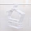 10Pcs Shirt Hanging Racks Multifunctional Household Supplies Dry Wet Use Child Infant Closet Hangers Useful Organization White