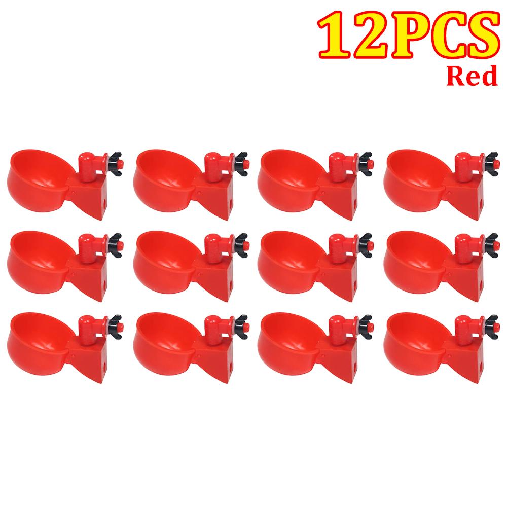 Чашка-поилка для кур Автоматическая поилка Кормушка для кур Пластиковая поилка для птицы Поилка для питьевой воды для цыплят, уток, гусей, перепелов