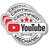 (3 шт.) Сертифицированная наклейка механика YouTube - Смешная наклейка механика YouTube для опытного механика - 3 дюйма - Автомобильная промышленность - Офисный подарок-прикол