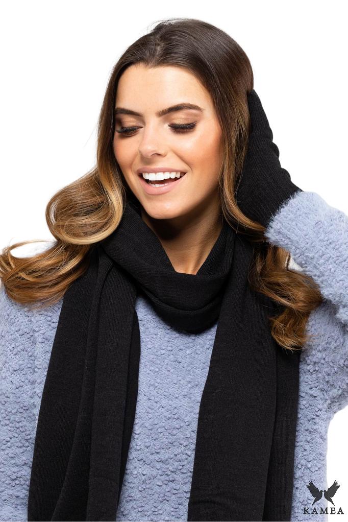 Scarf*05 Women' Winter Black Color