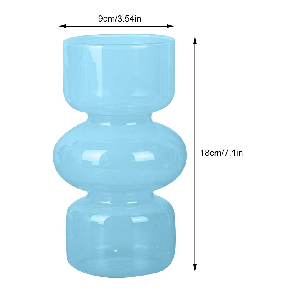 Прозрачная стеклянная гидропонная ваза для цветочных растений, стеклянные горшки, декоративные для украшения стола, окна холодильника, вазы для выставок