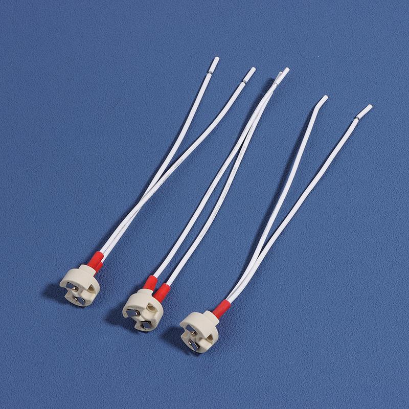 5 шт. Патрон для лампы GU5.3 MR16 G5.3 Улучшенный европейский цоколь лампы Круглая розетка 15 см Керамический патрон для светодиодной лампы