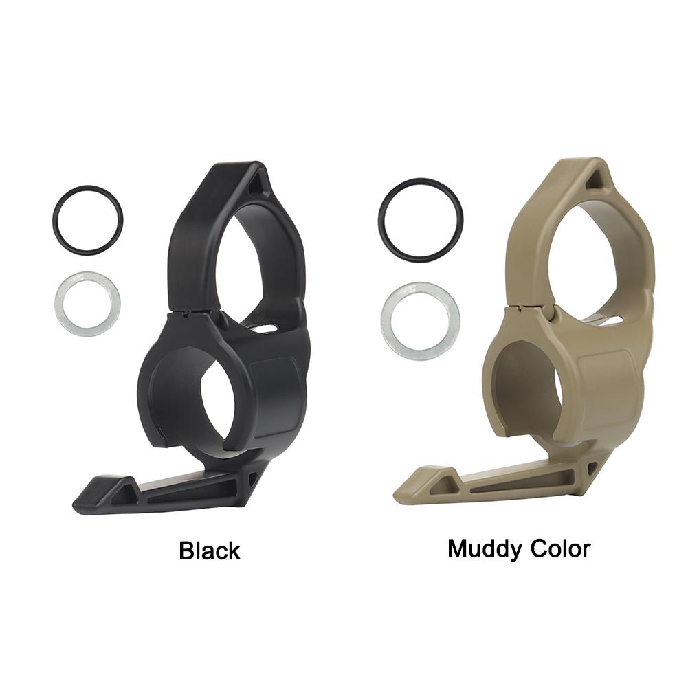 Flashlight Ring Nylon Finger Ring Flashlight Adapter Anti-slip Compatible Pocket Clip Accessories Outdoor Portable Equipment
