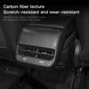 For Tesla Model 3 Model Y Car Stickers Carbon Fiber Pattern Rear Air Outlet Protective Cover For Tesla /2022 Car