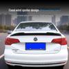 Задний спойлер для Volkswagen Bora 16-18: Легкая установка, без сверления, окрашенный дефлектор