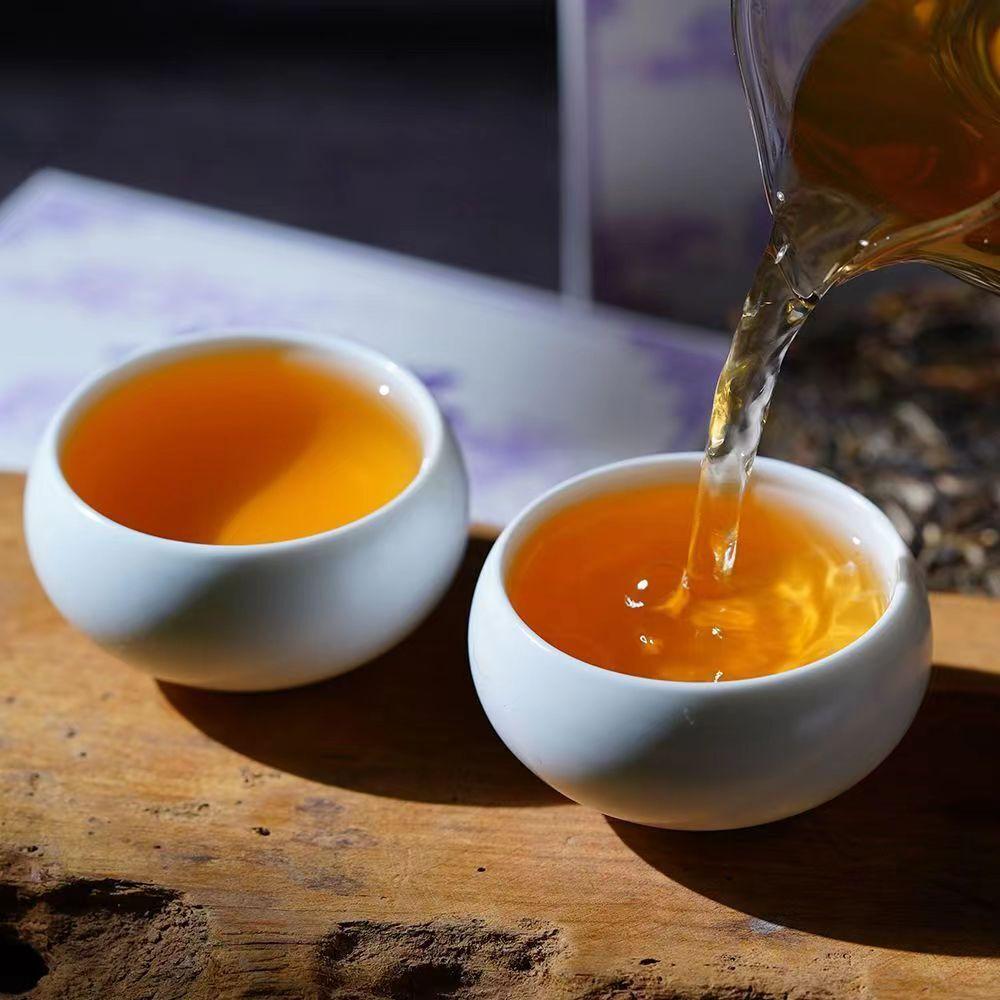 250g Yunnan Puerh Raw Tea Mengku Golden Leaf Pu'er Brick Tea Spring Pu-erh Tea