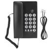 KXT504 Portable Family Business Office Fixed Landline Flash Function Telephone ABS Black