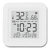  Digital Indoor Hygrometer, Large Screen Smart Temperature Humidity Sensor with 2.4GHZ Wireless Rl Time Monitor LED Indicator 