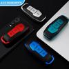 Leather TPU Car Smart Key Case Cover Shell Holder Keychain for Ford Explorer Edge Fusion F150 Mondeo Mustang Protector