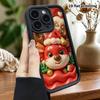 Чехол для телефона: 2D плоский дизайн, подходящий для защитного чехла iPhone 18 17 16 15 14 13 Pro, рождественский олень, идеальный праздничный подарок на Рождество и Хэллоуин