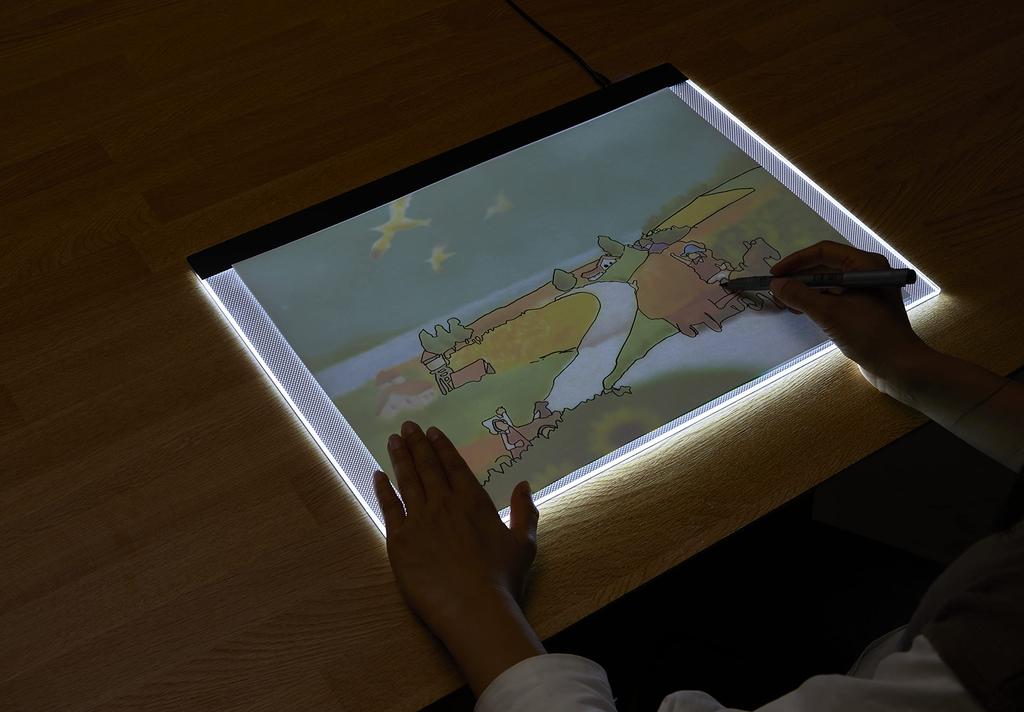 Блестящая доска для копирования формата А4 S-World