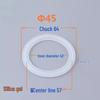 Quick Release PTFE Hygienic Clamp Gasket - Polytetrafluoroethylene Sealing Ring