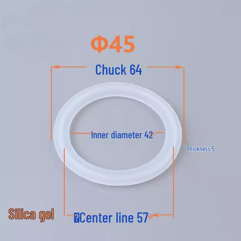Quick Release PTFE Hygienic Clamp Gasket - Polytetrafluoroethylene Sealing Ring