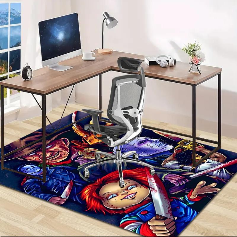 1pc Chucky1 Design Area Rug - Non-Slip, Soft & Cozy Floor Mat for Living Room, Bedroom, Office - Indoor/Outdoor Decorative Carpet