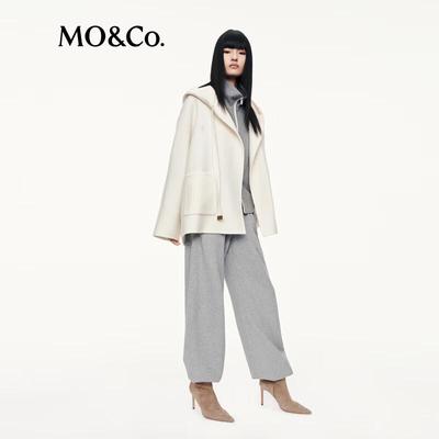 МО&Ко. Женский шерстяной кардиган с капюшоном